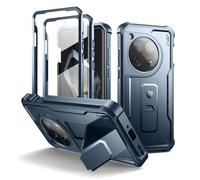 Dexnor Funda de Cuerpo Completo para OnePlus 12【Marco Frontal Doble y Soporte】, Tecnología de Amortiguador, Protección contra Caídas, Resistente a los Golpes - Azul Marino