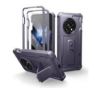 Dexnor Funda de Cuerpo Completo para OnePlus 13【Marco Frontal Doble y Soporte】, Tecnología de Amortiguador, Protección contra Caídas, Resistente a los Golpes - Púrpura Fantasma