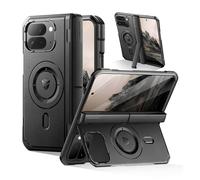 Dexnor Funda Magnética Plegable para Google Pixel 10 Pro Fold con Soporte Dobles & Protector de Pantalla Frontal & Compatible con MagSafe, Cubierta Protectora Robusta de Cuerpo Completo, Negro