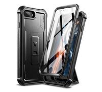 Dexnor Funda para Apple iPhone 7 Plus/8 Plus, [Protector de Pantalla Incorporado y Soporte] para la Funda antisísmica Militar Pesada de Apple iPhone 7 Plus/8 Plus - Negro
