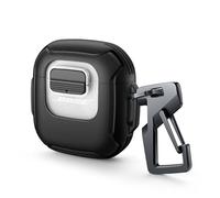 Dexnor Funda para Bose QuietComfort Earbuds II & Bose QuietComfort Ultra Earbuds Case (2023), Carcasa Tener Ganchos y llaveros, con Cerradura de Seguridad Protección Antisísmica - Negro