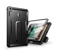 Dexnor Funda para iPad 9.7 Pulgadas (2017/2018), 360°Cubierta Protectora de Todo el Cuerpo Carcasa del Parachoques con Protector de Pantalla Incorporado para iPad 9.7" - Negro