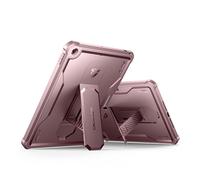 Dexnor Funda para iPad 9/8/7 Generacion 10,2 Pulgadas(2021/2020/2019), 360°Cubierta Protectora de Todo el Cuerpo Carcasa del Parachoques con Protector de Pantalla Incorporado para iPad 10.2 - Rosa