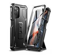 Dexnor Funda para Samsung Galaxy A13 con Protector de Pantalla Integrado y Soporte 360 de Cuerpo Completo, Resistente a los Golpes, Resistente a los Golpes, para Samsung Galaxy A13 - Negro