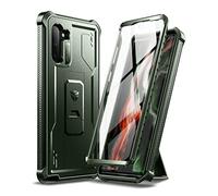 Dexnor Funda para Samsung Galaxy Note 10, [Protector de Pantalla Integrado y Soporte] Resistente protección de Grado Militar a Prueba de Golpes para Samsung Galaxy Note 10, Color Verde