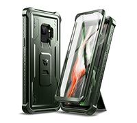 Dexnor Funda para Samsung Galaxy S9 de Cuerpo Completo Resistente a Prueba de Golpes Militar Probada contra Caídas Protector de Pantalla Integrado y Soporte para - Verde