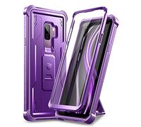 Dexnor Funda para Samsung Galaxy S9 Plus de Cuerpo Completo Resistente a Prueba de Golpes Militar Probada contra Caídas Protector de Pantalla Integrado y Soporte para - Morado…