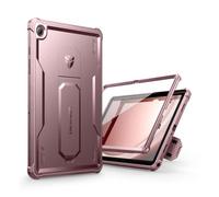 Dexnor Funda para Samsung Galaxy Tab A9 Plus [Protector de Pantalla Incorporado y Soporte], Cubierta Protectora antisísmica de Grado Militar Pesado para Samsung Galaxy Tab A9 Plus - Polvo Peonía