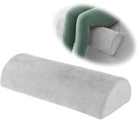 Dexpally Almohada Piernas Dormir Almohada para Piernas, Cojin Piernas Dormir Almohadas Rodillas para Duermo, Almohadas Entre Pierna Espuma con Memoria, Funda Lavable (42x18cm)