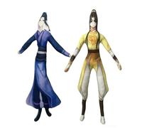 DEXSHUN 2 piezas Jiang Cheng/Jin Ling Anime Felpa Figura Suave Cojín de Felpa de Tela Suave Cojín de Plushkissen Hogar Sofá Coche Decoración Regalos 28 cm