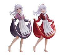 DEXSHUN 2pcs Elaina Figuras Anime Figuras Elaina Figura Sitezende Modelo Estatua Modelo PVC Escultura Estatua Colectible Adornos Decoración de Escritorio 18 cm