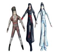 DEXSHUN 3 piezas Wei Wu Xian/LAN Wang Ji/Mo Xuan Yu Peluche Peluche Suave Cojín de Felpa Hogar Sofá Coche Decoración Regalos