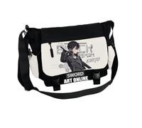 DEXSHUN Anime Bandolera Yuuki Asuna/Kirigaya Kazuto Mochila Crossbody Bolso Lindo Catoon Figuras Diseño Diario Casual Colección Bolso de Hombro para Mujer, Type07, 30x11x26cm