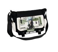 DEXSHUN Anime Bandolera Yuuki Asuna/Kirigaya Kazuto Mochila Crossbody Bolso Lindo Catoon Figuras Diseño Diario Casual Colección Bolso de Hombro para Mujer, Type05, 30x11x26cm