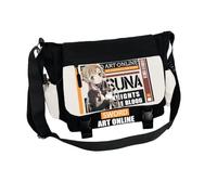 DEXSHUN Anime Bandolera Yuuki Asuna/Kirigaya Kazuto Mochila Crossbody Bolso Lindo Catoon Figuras Diseño Diario Casual Colección Bolso de Hombro para Mujer, Type02, 30x11x26cm