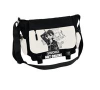 DEXSHUN Anime Bandolera Yuuki Asuna/Kirigaya Kazuto Mochila Crossbody Bolso Lindo Catoon Figuras Diseño Diario Casual Colección Bolso de Hombro para Mujer, Type01, 30x11x26cm