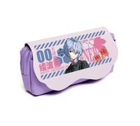 DEXSHUN Estuche de lápices de anime Asuka Langley Soryu/Ayanami Rei Pencil case Doble Capa Impresión 3D Estuche Estuche Grande Caja de Lápices Caja de Papelería para Estudiantes, Type07, 20 x 10 cm