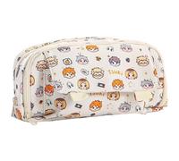 DEXSHUN Estuche de lápices de anime Shoyo Hinata Estuche de lápiz de doble capa con impresión 3D Estuche grande para bolígrafos Caja de papelería para estudiantes, Type03, 22x7cm, Estuche para lápices