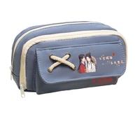 DEXSHUN Estuche de lápices de anime Xie Lian/Hua Cheng Pencil Case Doble Capa Impresión 3D Estuche Estuche Grande Caja de Lápices Caja de Papelería para Estudiantes, Type02, 21x11cm, Estuche para