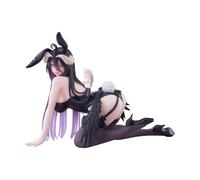 DEXSHUN Figura de Albedo de Anime Albedo Bunny Girl Figura Coleccionable Modelo de Personaje Estatua de PVC Escultura Ornamentos de Escritorio 12 cm