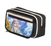 DEXSHUN Kasugano Sora Estuche de lápices de anime, gran capacidad, estuche de doble capa, estuche de dibujos animados, estuche escolar para niñas y niños, regalo escolar, Type03, 21x8x13cm, Estuche