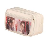 DEXSHUN Wei Wu Xian Estuche para lápices LAN Wang Ji Anime Estuche de Gran Capacidad Estuche de Doble Capa Estuche Dibujos Animados Escolar Estuche para Niñas Niños Regalo Escolar, tipo 14, 21x8x13cm