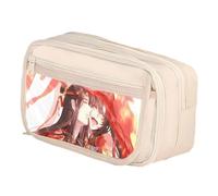 DEXSHUN Wei Wu Xian Estuche para lápices LAN Wang Ji Anime Estuche de Gran Capacidad Estuche de Doble Capa Estuche Dibujos Animados Escolar Estuche para Niñas Niños Regalo Escolar, tipo 13, 21x8x13cm