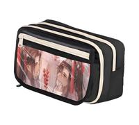 DEXSHUN Wei Wu Xian Estuche para lápices LAN Wang Ji Anime Estuche de Gran Capacidad Estuche de Doble Capa Estuche Dibujos Animados Escolar Estuche para Niñas Niños Regalo Escolar, Type06, 21x8x13cm