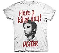 Dexter Blood Merchandise Have A Killer Day! T-Shirt(Medium)