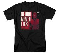 Dexter Blood Never Lies Cover Adult T-Shirt Black(XX-Large)