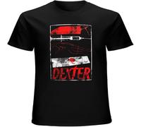 Dexter Blood Never Lies Unisex Tees Men's T Shirt Black S