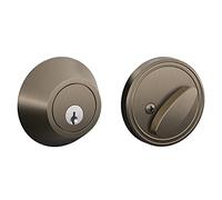 Dexter by Schlage JD60620 - Cerrojo de seguridad de un solo cilindro, peltre antiguo de Schlage Lock Company