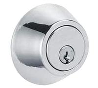 Dexter by Schlage JD60625 - Cerrojo de seguridad de un solo cilindro, cromo brillante de Schlage Lock Company