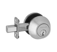 Dexter by Schlage JD60630 - Cerrojo de seguridad de un solo cilindro, acero inoxidable satinado por Schlage Lock Company