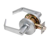 Dexter Commercial Hardware C2000-PRIV-R-626 Grade2 Cerradura de privacidad con borde regular, cromo satinado, fondo de 2 3/4"