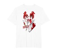 Dexter Tools of The Trade Camiseta, Hombre Tallas Grandes, Blanco, 6X Alto