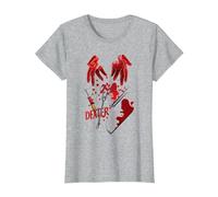 Dexter Tools of The Trade Camiseta, Mujer, Gris Jaspeado, L
