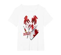Dexter Tools of The Trade Camiseta, Mujer Tallas Grandes, Blanco, 1XL Grande