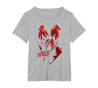 Dexter Tools of The Trade Camiseta, Mujer Tallas Grandes, Gris Jaspeado, 5XL Grande