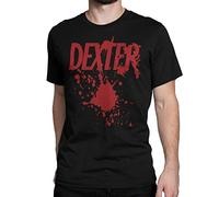 Dexter TV Series Blood Spatter Funny Halloween Men Graphic t Shirt - Joke Gift(Small)