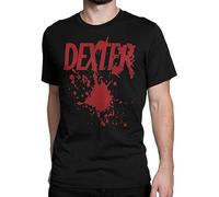 Dexter TV Series Blood Spatter Funny Halloween Men White Yellow Black Red Mens Women T Shirt 100% Cotton - Joke Gift T-Shirt Black XL