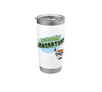 Dexter's Laboratory Logo Vaso térmico de acero inoxidable de doble pared