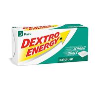 Dextro Energy Dados - Fruttig deliciosa glucosa con calcio, adecuado para la vida cotidiana y el deporte - Calcio - 3 x 46 g (3 unidades)