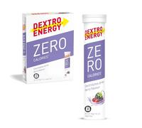 Dextro Energy Electrolitos sin azúcar - Sabor Berry 1141 mg de electrolitos, 3x20 pastillas efervescentes para el día a día y deporte, magnesio, potasio, calcio, cloruro, sodio, sin azúcar