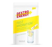 Dextro Energy Fast Hydration Lemon Lime - 25 Sticks - Sticks de polvo de electrolitos con zinc para una hidratación óptima en deporte y recuperación