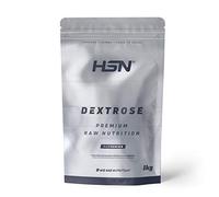 Dextrosa de HSN | Sin Sabor 1 Kg = 20 Tomas por Envase | 100% Pura Dextrosa en Polvo - Sin Añadidos ni Excipientes - Carbohidratos de Alto Índice Glucémico | No-GMO, Vegano, Sin Gluten
