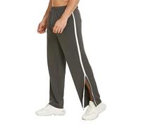 Deyeek Pantalones Deportivos para Hombre, Pantalones de Ocio, Pantalones de Entrenamiento clásicos con Bolsillos, Pantalones de Ocio Abiertos, Pantalones de Trekking