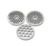 DEYIN Accesorio de Disco de Rejilla for picadora de Carne de 62 mm n.° 8, Piezas de Placa de picadora de celosía de Acero Inoxidable for MFW66020 67440 68640 68660(B.1 x 4.8mm)