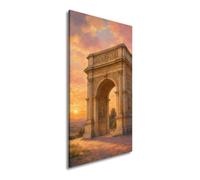 deyoli WTD - Lienzo decorativo (100 x 50 cm), diseño de arco de triunfo