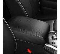 DEYTOP Funda de consola central para Nissan Pathfinder 2013-2021, funda para reposabrazos para Infiniti QX60 2013-2016, accesorios, protector de reposabrazos de cuero antiarañazos (fibra de carbono)